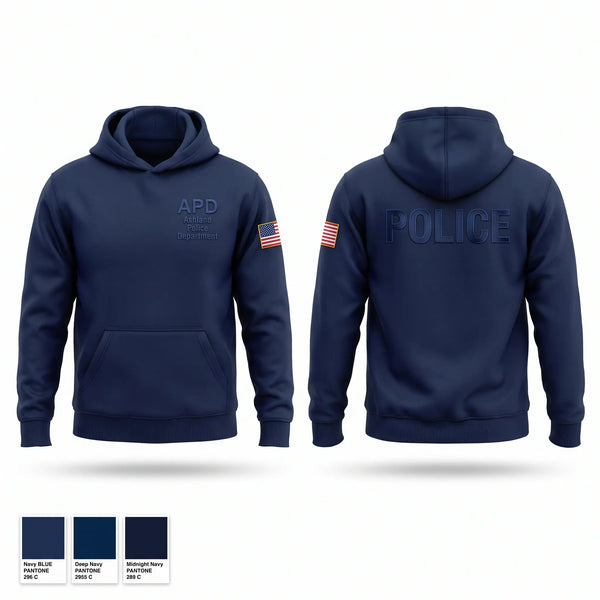 Hoodie, Ashland Police Department, Police, Teamtime, Team time, sublimation, custom sports apparel, team uniforms, spirit wear, spiritwear, sports uniforms, custom shirts, team store, custom team store, fundraiser sports, apparel fundraiser