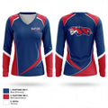 SLPCR 40519699 Women's Long Sleeve V-neck Shirt - 1