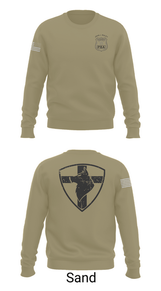Crew Neck Sweatshirt, Whitesboro PBA, , Teamtime, Team time, sublimation, custom sports apparel, team uniforms, spirit wear, spiritwear, sports uniforms, custom shirts, team store, custom team store, fundraiser sports, apparel fundraiser