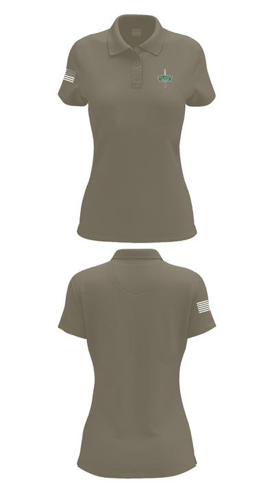 40 commando RM 51951767 Women's Short Sleeve Performance Polo  - 75
