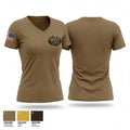 Hoyas 6957660 Women's Short Sleeve V-neck Shirt - 1