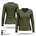 Cleburne County Sheriff's Office 30399372 Women's Long Sleeve V-neck Shirt - 1