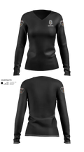 EVSC PD 77652522 Women's Long Sleeve V-neck Shirt - 21