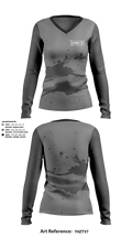 OBCT 65578534 Women's Long Sleeve V-neck Shirt - 1