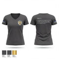 Wakarusa police 48421834 Women's Short Sleeve V-neck Shirt - 1