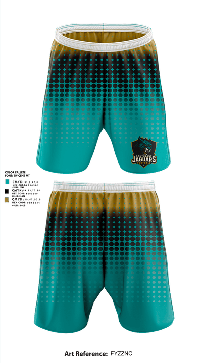 southeast Jaguars 26594681 Athletic Shorts With Pockets - 1