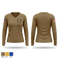 HHS-OIG 83209692 Women's Long Sleeve V-neck Shirt - 1