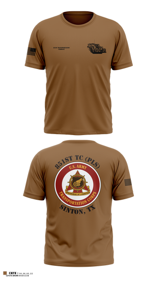 Short Sleeve Performance Shirt, 851st Transportation Company, Army, Teamtime, Team time, sublimation, custom sports apparel, team uniforms, spirit wear, spiritwear, sports uniforms, custom shirts, team store, custom team store, fundraiser sports, apparel fundraiser