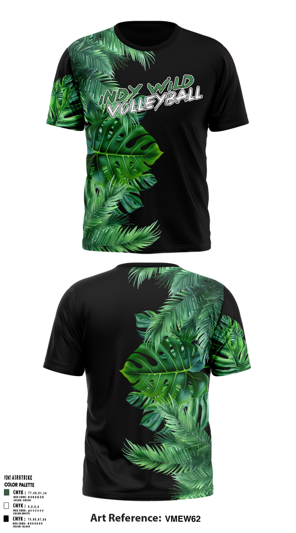 Short Sleeve Performance Shirt, Indy Wild Volleyball, Women's Volleyball, Teamtime, Team time, sublimation, custom sports apparel, team uniforms, spirit wear, spiritwear, sports uniforms, custom shirts, team store, custom team store, fundraiser sports, apparel fundraiser