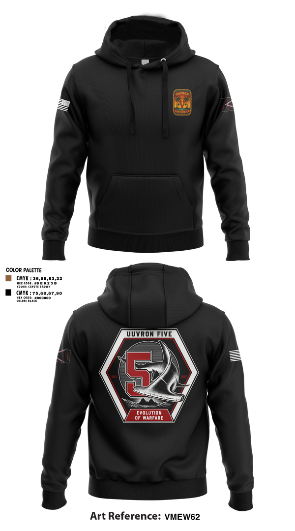 Hoodie, UUVRON 5, Navy, Teamtime, Team time, sublimation, custom sports apparel, team uniforms, spirit wear, spiritwear, sports uniforms, custom shirts, team store, custom team store, fundraiser sports, apparel fundraiser