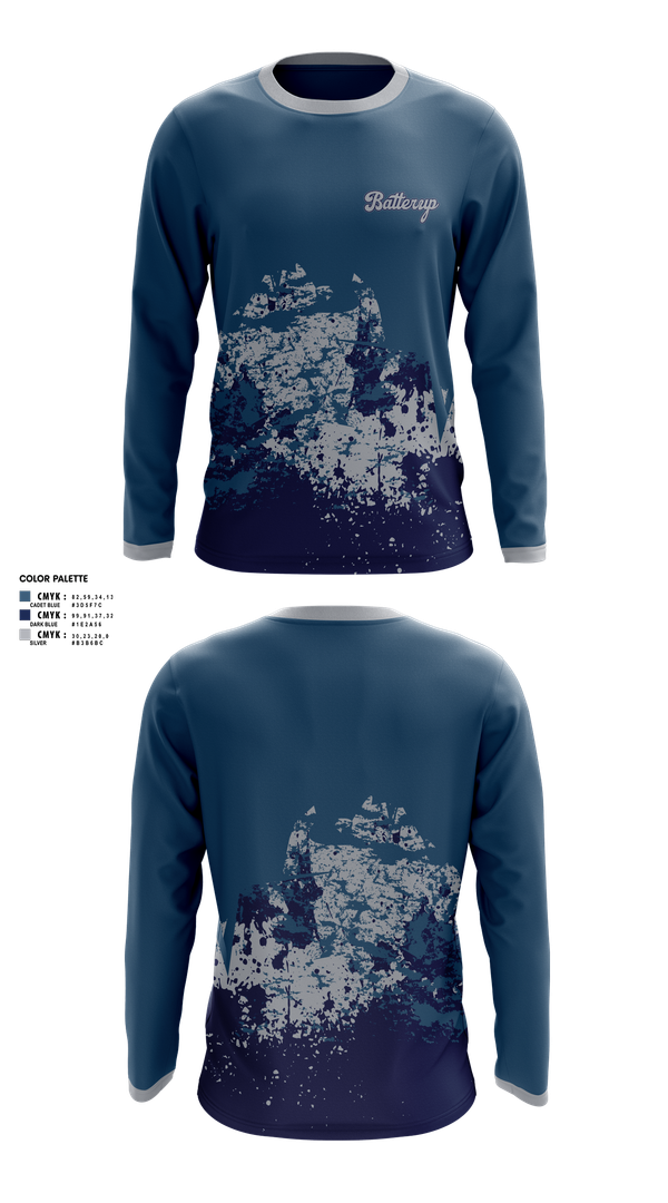 Long Sleeve Performance Shirt, Batterup, Baseball, Teamtime, Team time, sublimation, custom sports apparel, team uniforms, spirit wear, spiritwear, sports uniforms, custom shirts, team store, custom team store, fundraiser sports, apparel fundraiser