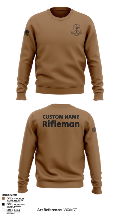Pershing Rifles 79066987 Crew Neck Sweatshirt - 4