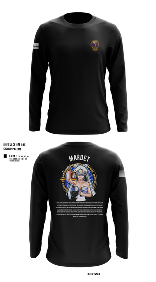 Long Sleeve Performance Shirt, Karl & Hedwig Ackermann Memorial Institute for Joint Military Intelligence and Law Enforcement Education & Training at MARDET Fort Leonard Wood, , Teamtime, Team time, sublimation, custom sports apparel, team uniforms, spirit wear, spiritwear, sports uniforms, custom shirts, team store, custom team store, fundraiser sports, apparel fundraiser
