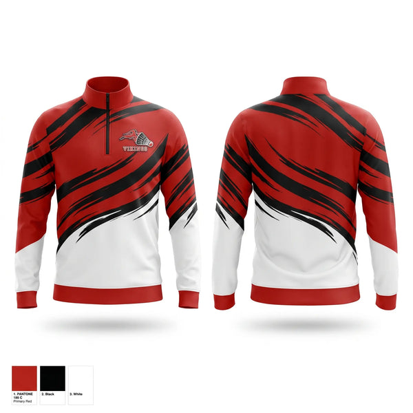 Quarter Zip Jacket, Montgomery Badminton, Tennis, Teamtime, Team time, sublimation, custom sports apparel, team uniforms, spirit wear, spiritwear, sports uniforms, custom shirts, team store, custom team store, fundraiser sports, apparel fundraiser
