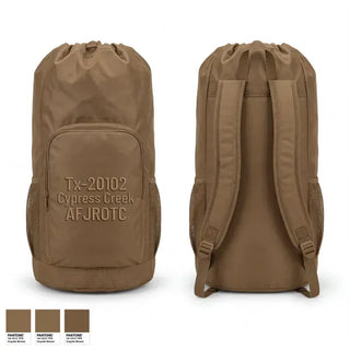 Gear Bag, Tx-20102 Cypress Creek AFJROTC, Air Force, Teamtime, Team time, sublimation, custom sports apparel, team uniforms, spirit wear, spiritwear, sports uniforms, custom shirts, team store, custom team store, fundraiser sports, apparel fundraiser