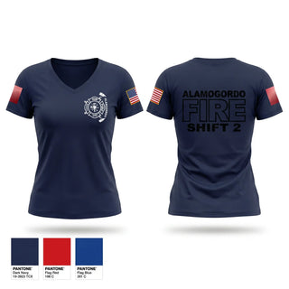 Womens Short Sleeve Vneck Shirt, Shift 2, Fire Department, Teamtime, Team time, sublimation, custom sports apparel, team uniforms, spirit wear, spiritwear, sports uniforms, custom shirts, team store, custom team store, fundraiser sports, apparel fundraiser