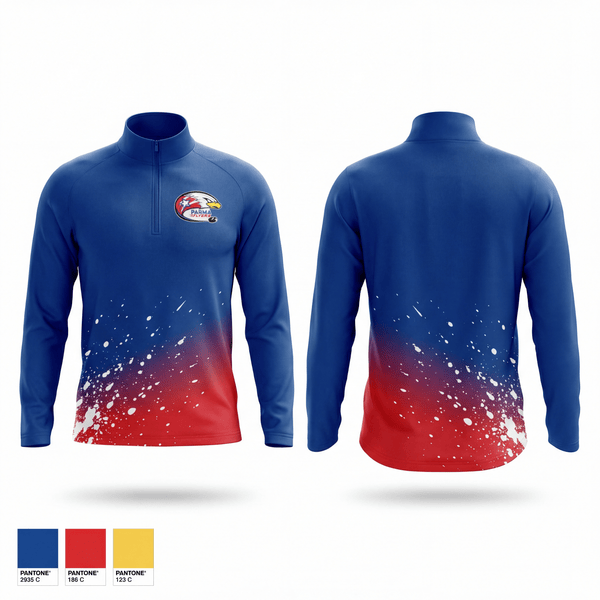 Quarter Zip Jacket, Parma Flyers, Ice Hockey, Teamtime, Team time, sublimation, custom sports apparel, team uniforms, spirit wear, spiritwear, sports uniforms, custom shirts, team store, custom team store, fundraiser sports, apparel fundraiser