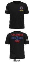 Columbia Fire Department RESCUE3 61217663 Old School Cotton Feel Shirt - 19