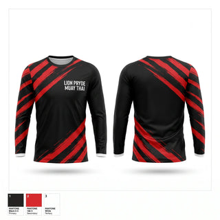 Long Sleeve Performance Shirt, Lion Pryde Muay thai, , Teamtime, Team time, sublimation, custom sports apparel, team uniforms, spirit wear, spiritwear, sports uniforms, custom shirts, team store, custom team store, fundraiser sports, apparel fundraiser