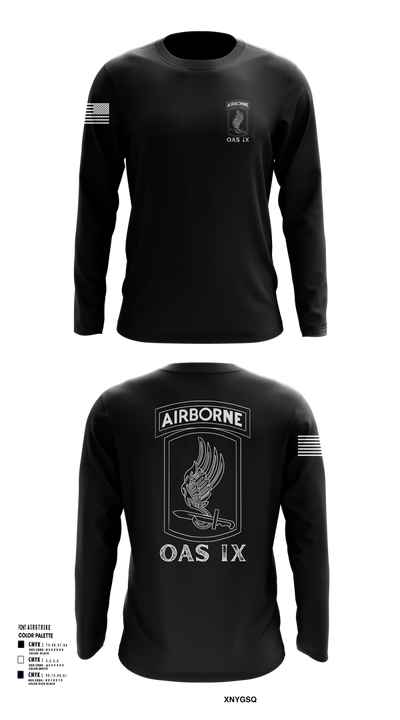 173RD ABN 21007449 Long Sleeve Performance Shirt 103