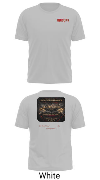 Old School Cotton Feel Shirt, Aviation Ordinance AAO CH.69, Navy, Teamtime, Team time, sublimation, custom sports apparel, team uniforms, spirit wear, spiritwear, sports uniforms, custom shirts, team store, custom team store, fundraiser sports, apparel fundraiser