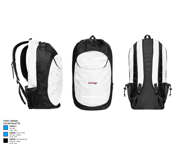 Gear Bag, Porterville Rampage 10u, Softball, Teamtime, Team time, sublimation, custom sports apparel, team uniforms, spirit wear, spiritwear, sports uniforms, custom shirts, team store, custom team store, fundraiser sports, apparel fundraiser
