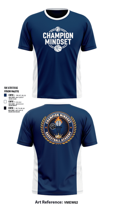 Champion Mindset Basketball Academy 5721341 Short Sleeve Performance Shirt - 1