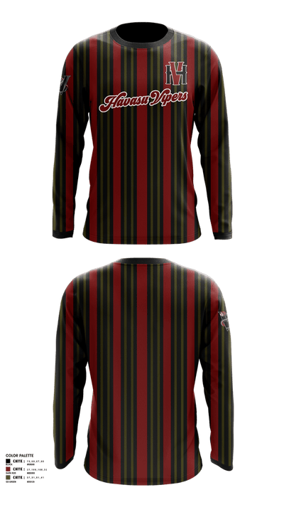Havasu Vipers 58526640 Long Sleeve Performance Shirt 1