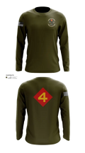 14th Marine regiment 4th Marine corps division 57481844 Long Sleeve Performance Shirt 102