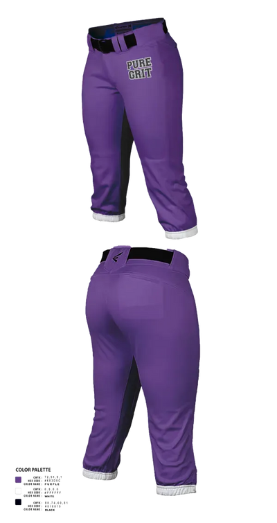 Pure Grit 81465846 Softball Pants - 10