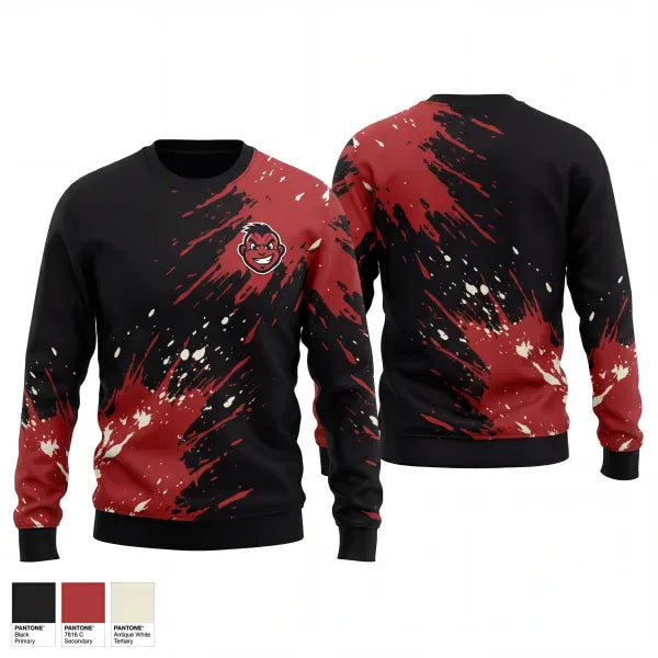 Crew Neck Sweatshirt, Sissonville Lady Indians, Softball, Teamtime, Team time, sublimation, custom sports apparel, team uniforms, spirit wear, spiritwear, sports uniforms, custom shirts, team store, custom team store, fundraiser sports, apparel fundraiser