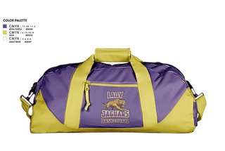 Duffle Bag, JAG Lady Jaguars, Women's Basketball, Teamtime, Team time, sublimation, custom sports apparel, team uniforms, spirit wear, spiritwear, sports uniforms, custom shirts, team store, custom team store, fundraiser sports, apparel fundraiser