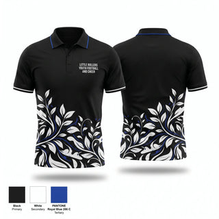 Short Sleeve Performance Polo, Little Rollers Youth Football and Cheer, , Teamtime, Team time, sublimation, custom sports apparel, team uniforms, spirit wear, spiritwear, sports uniforms, custom shirts, team store, custom team store, fundraiser sports, apparel fundraiser