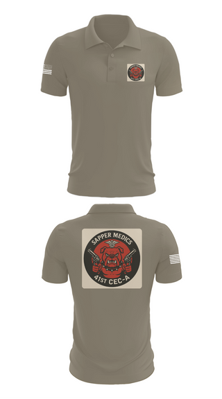 Short Sleeve Performance Polo, 41 CEC-A, , Teamtime, Team time, sublimation, custom sports apparel, team uniforms, spirit wear, spiritwear, sports uniforms, custom shirts, team store, custom team store, fundraiser sports, apparel fundraiser