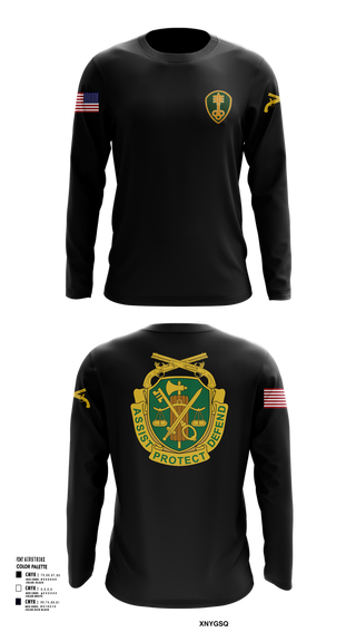Long Sleeve Performance Shirt, 785th Military Police Battalion, , Teamtime, Team time, sublimation, custom sports apparel, team uniforms, spirit wear, spiritwear, sports uniforms, custom shirts, team store, custom team store, fundraiser sports, apparel fundraiser