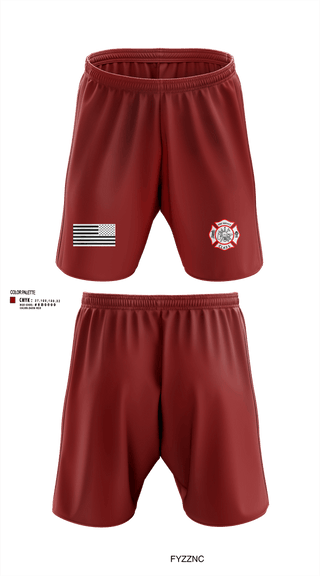 Athletic Shorts With Pockets, Fire service class, Fire Department, Teamtime, Team time, sublimation, custom sports apparel, team uniforms, spirit wear, spiritwear, sports uniforms, custom shirts, team store, custom team store, fundraiser sports, apparel fundraiser