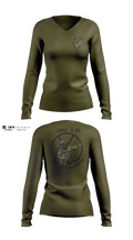 AIMC 2-26 97225126 Women's Long Sleeve V-neck Shirt - 101