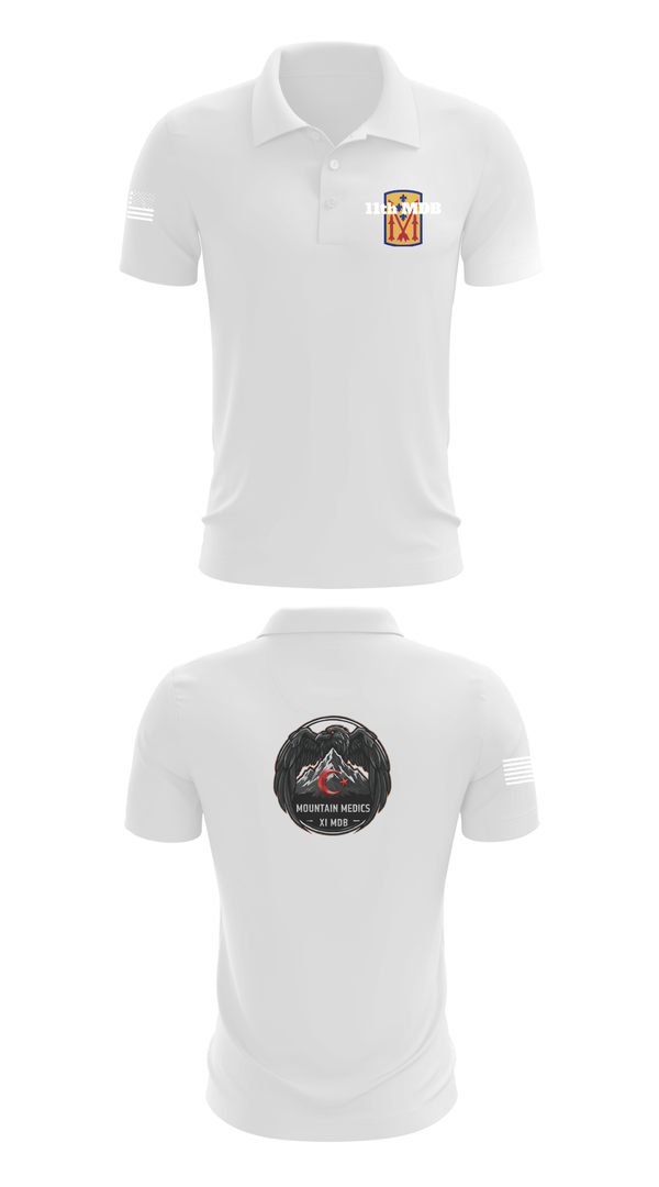 Short Sleeve Performance Polo, 11th MDB, Army, Teamtime, Team time, sublimation, custom sports apparel, team uniforms, spirit wear, spiritwear, sports uniforms, custom shirts, team store, custom team store, fundraiser sports, apparel fundraiser