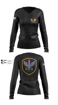US Army Special Victims’ Counsel 25692350 Women's Long Sleeve V-neck Shirt - 3
