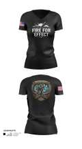 MORTARS 97092623 Women's Short Sleeve V-neck Shirt - 22