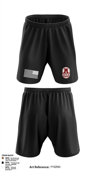 Athletic Shorts With Pockets, HSC 130th MEB, Army, Teamtime, Team time, sublimation, custom sports apparel, team uniforms, spirit wear, spiritwear, sports uniforms, custom shirts, team store, custom team store, fundraiser sports, apparel fundraiser