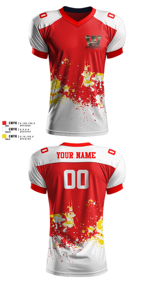 Football Jersey, Freeland Whippets, , Teamtime, Team time, sublimation, custom sports apparel, team uniforms, spirit wear, spiritwear, sports uniforms, custom shirts, team store, custom team store, fundraiser sports, apparel fundraiser