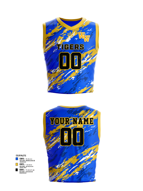 Womens Basketball Jersey, Washington-Wilkes Comprehensive High School Basketball, Women's Basketball, Teamtime, Team time, sublimation, custom sports apparel, team uniforms, spirit wear, spiritwear, sports uniforms, custom shirts, team store, custom team store, fundraiser sports, apparel fundraiser