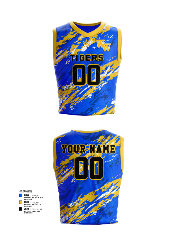 Womens Basketball Jersey, Washington-Wilkes Comprehensive High School Basketball, Women's Basketball, Teamtime, Team time, sublimation, custom sports apparel, team uniforms, spirit wear, spiritwear, sports uniforms, custom shirts, team store, custom team store, fundraiser sports, apparel fundraiser