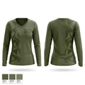 Wildcat service coordination Women's Long Sleeve V-neck Shirt - 1
