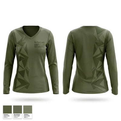 Wildcat service coordination Women's Long Sleeve V-neck Shirt - 1
