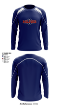 Milford Eagles Pop Warner Football and Cheer 85500081 Long Sleeve Performance Shirt 7