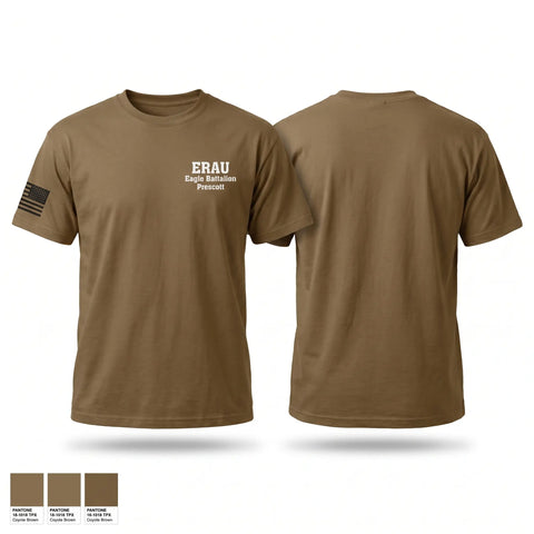 Old School Cotton Feel Shirt, ERAU Eagle Battalion Prescott, Army, Teamtime, Team time, sublimation, custom sports apparel, team uniforms, spirit wear, spiritwear, sports uniforms, custom shirts, team store, custom team store, fundraiser sports, apparel fundraiser