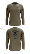 Pasadena K9 56975932 Long Sleeve Performance Shirt - 102