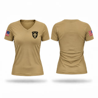 Womens Short Sleeve Vneck Shirt, MAG-SOG, National Guard, Teamtime, Team time, sublimation, custom sports apparel, team uniforms, spirit wear, spiritwear, sports uniforms, custom shirts, team store, custom team store, fundraiser sports, apparel fundraiser